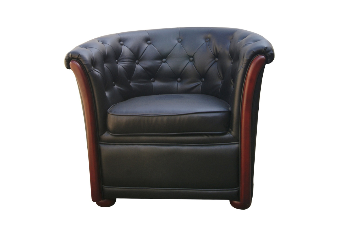 New Sofa Single Chair Leather for Small Space